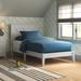 Three Posts™ Marksbury Solid Wood Platform Bed In King - Classic Cherry Wood in Brown | 43.9 H x 42.5 W x 80.4 D in | Wayfair