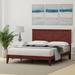 Three Posts™ Marksbury Solid Wood Platform Bed In King - Classic Cherry Wood in Brown | 43.9 H x 63.1 W x 84.4 D in | Wayfair