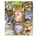 East Urban Home Cartoon Selfie Cat Fleece Blanket Microfiber/Fleece/Microfiber/Fleece | 60 H x 50 W in | Wayfair B2717DBEDC284FFD8E30D1902BCF8261