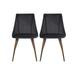 Homylin Velvet Upholstered Side Dining Chair (Set of 2)
