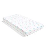 Hello Spud Narwhal Organic Cotton Fitted Crib Sheet - 52"x 28" x 9"