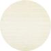 Ahgly Company Indoor Round Contemporary Gold Solid Area Rugs 3 Round