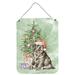 Carolines Treasures CK8240DS1216 Labrador Retriever Black Puppy Christmas Presents and Tree Wall or Door Hanging Prints