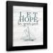 Kimberly Allen 14x18 Black Modern Framed Museum Art Print Titled - Let Love Hope 2