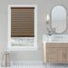 LEVOLOR Custom Impressions Collection 2 Cordless Faux Wood Blinds Walnut 48 1/2 Width x 48 Length