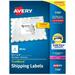 Avery TrueBlock Shipping Labels Sure Feed Technology Permanent Adhesive 3-1/2 x 5 400 Labels (5168)