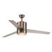 Trans Globe Lighting F-1018 Finnley 52 3 Blade Indoor Led Ceiling Fan - Nickel