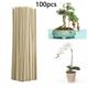 Mduoduo 100 Pcs Bamboo Garden Stakes Bamboo Plant Stakes Climbing Plant Yard Stake Trellis Stakes Kit for Garden Plants Support Tomatoes Peas