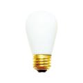 Bulbrite 861313 Pack Of (25) 11 Watt Dimmable S14 Medium (E26) Incandescent Bulbs - White