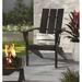 Mainstays Wood Outdoor Modern Adirondack Chair Black Color
