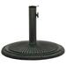 Anself Umbrella Base Cast Iron Garden Parasol Pole Holder Beach Umbrella Stand Green for Lawn Patio Outdoor Furniture 17.7 x 11.8 Inches (Diameter x H)