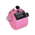 Manual Counter Mechanically Jump Quick Reaction Portable 4 Digit Number Mini Hand Held Tally Counter for Sports