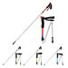 Dengjunhu Travel Folding Trekking Hiking Pole with Carrying Case Collapsible Cane Adjustable Walking Stick Portable Mobility Aid for Women Men Hikers Gift