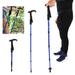 Walking Stick Outdoor Foldable Walking Stick Ski Straight Trekking Pole Outdoor Protection Supplies For Hiking Travel