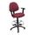 Boss Office Products Burgundy Contemporary Ergonomic Adjustable Height Swivel Upholstered Drafting Chair in Black | B1616-BY