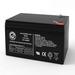 Raion Power RG12120T2 12 Volt 12 Amp Hour 12V 12Ah Sealed Lead Acid Battery - This Is an AJC Brand Replacement