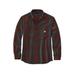 Carhartt Men's Rugged Flex Relaxed Fit Midweight Flannel Long Sleeve Shirt, Mineral Red SKU - 926166