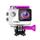 Funny Kids Pink Action Camera Sport Outdoor Activities HD Video and Photos Micro SD Card Slot up to 32GB