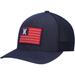 Men's Hurley Navy Icon Flag Trucker Flex Hat