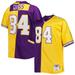 Men's Mitchell & Ness Randy Moss Purple/Gold Minnesota Vikings Big Tall Split Legacy Retired Player Replica Jersey