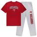 Men's Concepts Sport Red/Heathered Gray Tampa Bay Buccaneers Big & Tall T-Shirt Pants Sleep Set
