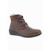 Wide Width Women's Josie Bootie by Drew in Brown Leather (Size 10 W)