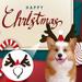 Vnanda Dog Christmas Reindeer Antlers Headband Classic Elk Hat Headwear Pet Costumes Accessories