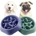 Slow Feeder Dog Bowls Slow Feeding Dog Bowl Small Medium Breed Dog Food Bowls Slow Feed Dog Bowl Slow Eating Dog Slow Feeder Bowl Puppy Dog Puzzle Slow Feeder Eater Bowl Lick Mat Treat Mat for Dogs