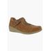 Wide Width Women's Jillian Flats by Drew in Tan Nubuck (Size 9 W)