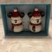 Disney Holiday | Disney: Christmas Theme Ceramic Salt And Pepper Shakers | Color: Red/White | Size: Os