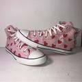 Converse Shoes | Converse Allstar Juniors Youth Ctas High Heart Canvas Shoes Size 6 | Color: Pink/Red | Size: 6bb