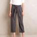 Anthropologie Pants & Jumpsuits | Anthropologie Cartonnier Barton Belted Cuff Capri Trouser/Pants Women's Size 8 | Color: Gray | Size: 8