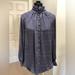Anthropologie Tops | Anthropologie Feather Bone Marietta Button Down Blouse | Color: Blue/Gray | Size: S