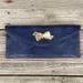 Lilly Pulitzer Bags | Lilly Pulitzer Handbags Blue Bow Tie Clutch | Color: Blue/Gold | Size: Os