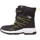 Outdoorwinterstiefel KAPPA Gr. 40, schwarz (black, lime) Schuhe Kinder