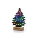 Whadda Löt- und Programmierbausatz, XL-Platine, Weihnachtsbaum, mit Holzhalter, Bildungs- und kreatives Mint-Bausatz
