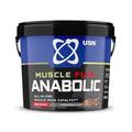 USN Muscle Fuel Anabolic Chocolate All-in-one Protein Powder Shake (4kg): Workout-Boosting, Anabolic Protein Powder for Muscle Gain - New Improved Formula