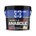 USN Muscle Fuel Anabolic Vanilla All-in-one Protein Powder Shake (4kg): Workout-Boosting, Anabolic Protein Powder for Muscle Gain - New Improved Formula