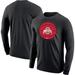 Men's Nike Black Ohio State Buckeyes Basketball Long Sleeve T-Shirt
