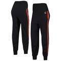 Women's KIYA TOMLIN Black Cleveland Browns Stripe Tri-Blend Joggers