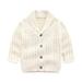 Infant Baby Boys Girls Cardigan Crochet Sweater V-Neck Toddler Knit Button up Knitted Pattern Pullover Sweatshirt 6M-3Y