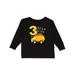 Inktastic Dump Truck 3rd Birthday Boys or Girls Long Sleeve Toddler T-Shirt