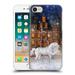 Head Case Designs Officially Licensed Simone Gatterwe Horses Christmas Time Hard Back Case Compatible with Apple iPhone 7 / 8 / SE 2020 & 2022