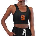 Women's Black Syracuse Orange Reversible Sports Bra