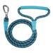 Blue Off-Road Rope Dog Leash, 18.11" L, One Size Fits All