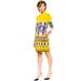 J. Crew Dresses | J Crew Jules Dress In Scroll Print | Color: Blue/Yellow | Size: 0