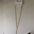 Madewell Jewelry | Madewell Gold Chain Link Necklace Nwt | Color: Gold | Size: Os