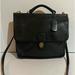 Coach Bags | Coach Vintage Black Leather Crossbody Handbag | Color: Black | Size: Hight 7.5” Width 10” Depth 3” Strap Drop 23”