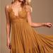 Free People Dresses | Free People Adella Slip Golden Yellow Lace Dress | Color: Gold/Yellow | Size: S