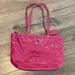 Coach Bags | Coach Signature Magenta Pink Patent Leather Charlie C Shoulder Tote Bag | Color: Pink | Size: Os